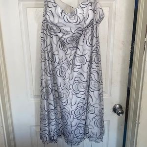 Dave and bridal strapless dress